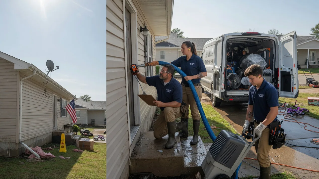 Ceiling Water Damage Restoration in Poplar Grove, IL near me